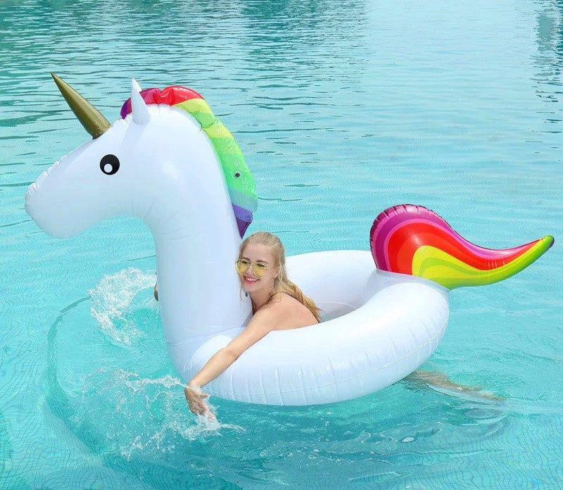 Large Inflatable Unicorn Pool Tube