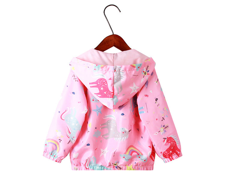 Rainbow Cloud Unicorn Windbreaker Jacket