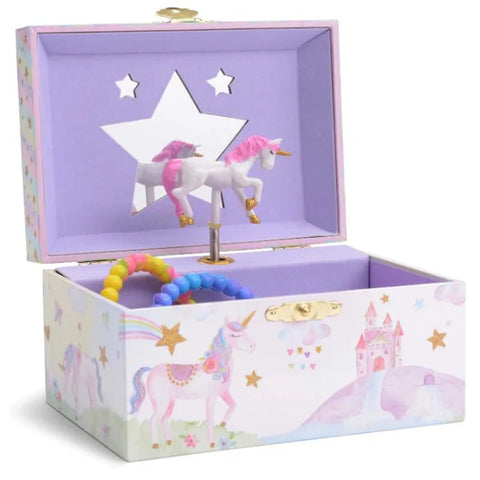 Cute Unicorn Music Jewelry Box