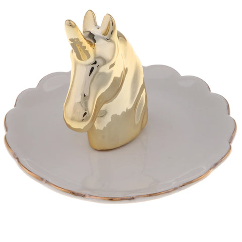 Ceramic Unicorn Ring Holder