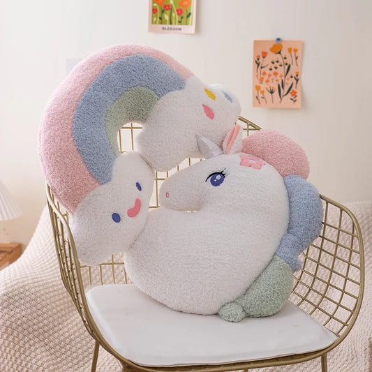 Cute Plush Unicorn Throw Pillows