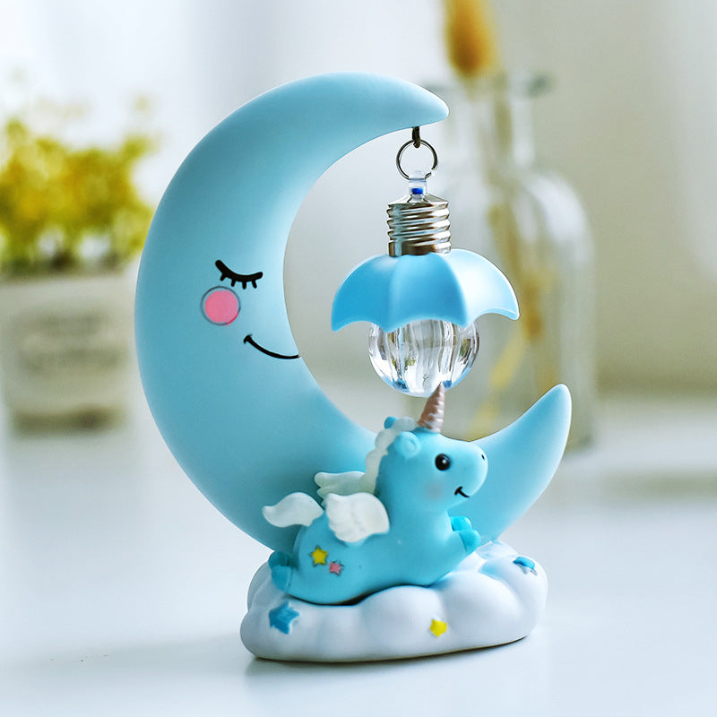 Unicorn Moon Led Night Light