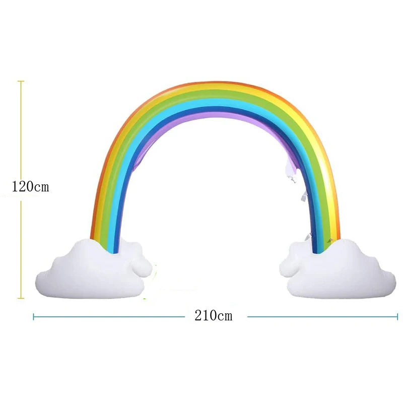 Inflatable Rainbow Arch Water Sprinkler