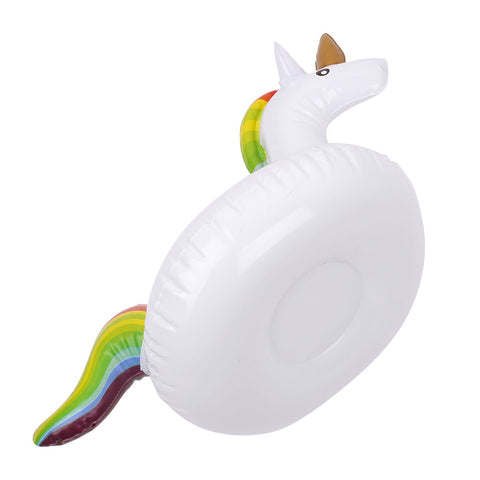 Rainbow Unicorn Inflatable Pool Cup Holder
