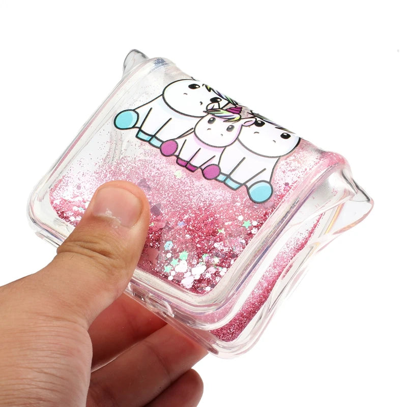 Unicorn Glitter Dynamic Liquid Case for iPhone 14 13 Pro Max 14 Plus 14ProMax