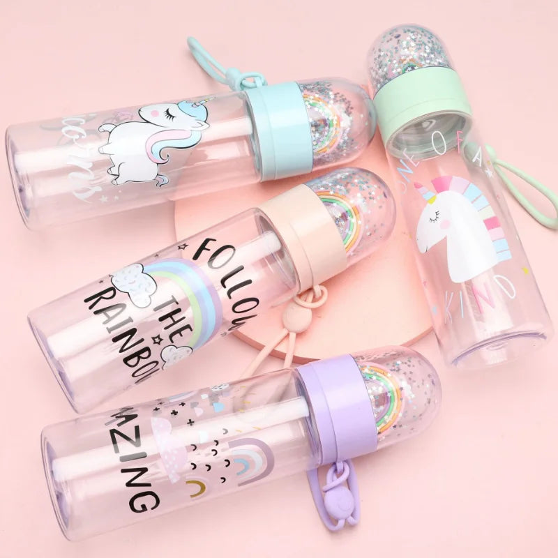 Glitter Top Unicorn Watterbottle