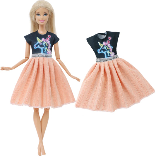 Unicorn Barbie Dress
