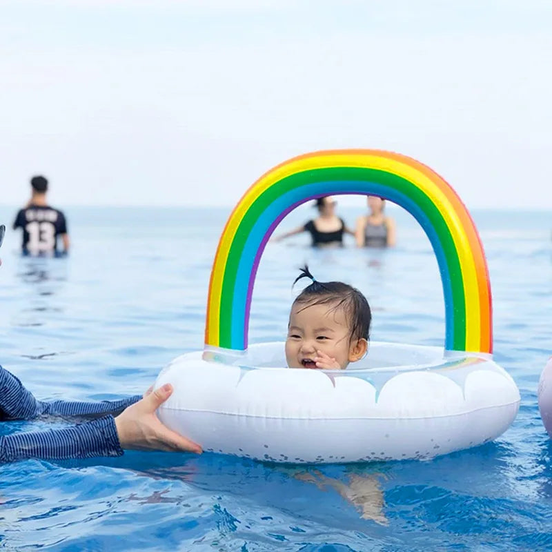 Baby Rainbow Swimming Ring