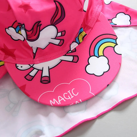 Babies Magic is Real Unicorn Zip Up Swimsuit