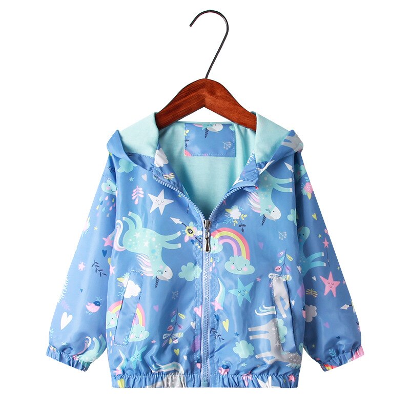 Rainbow Cloud Unicorn Windbreaker Jacket