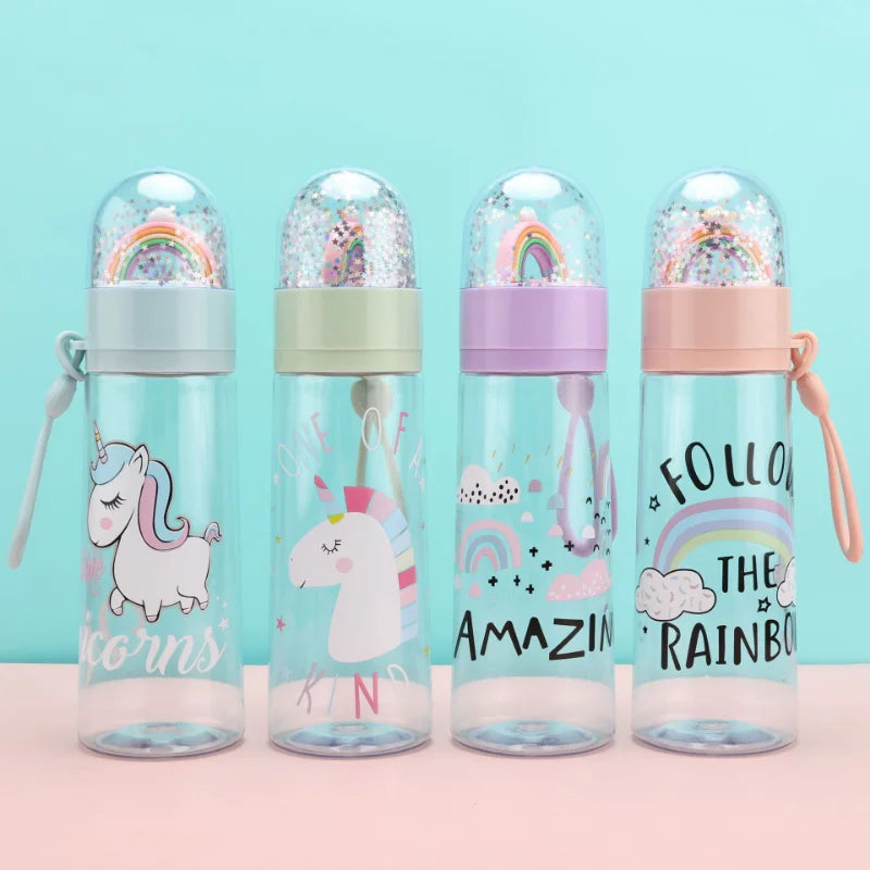 Glitter Top Unicorn Watterbottle