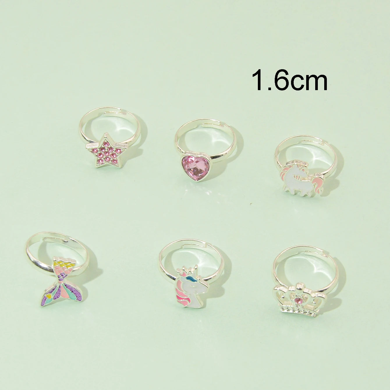 Adjustable 6 pc Ring Pack