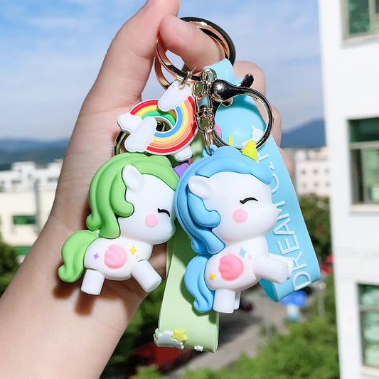 Dream Girl Unicorn Keychain