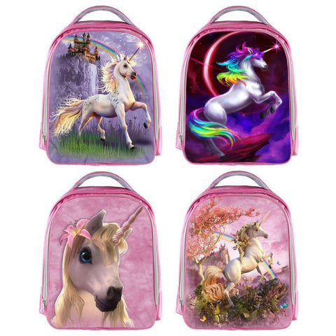 Girls Majestic Unicorn Print Backpack