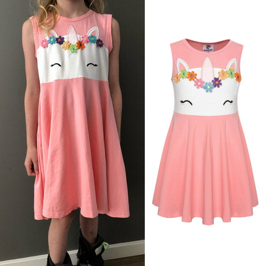 Unicorn Princess Summer Dress