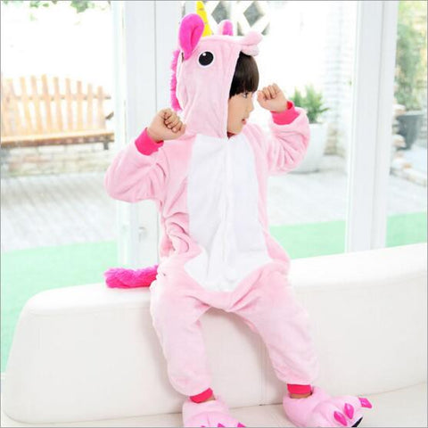 Pink Kids Unicorn Pajamas