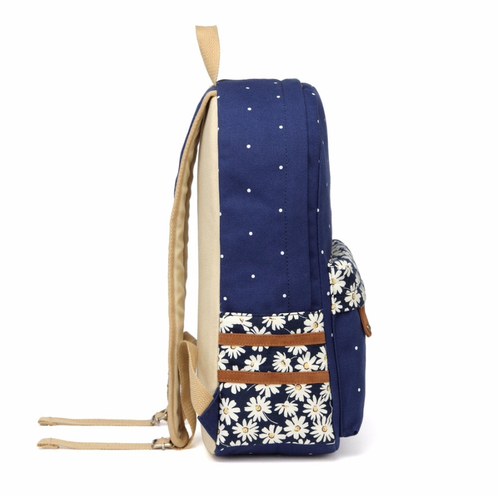 Not A Unicorn Canvas Whale Backpack