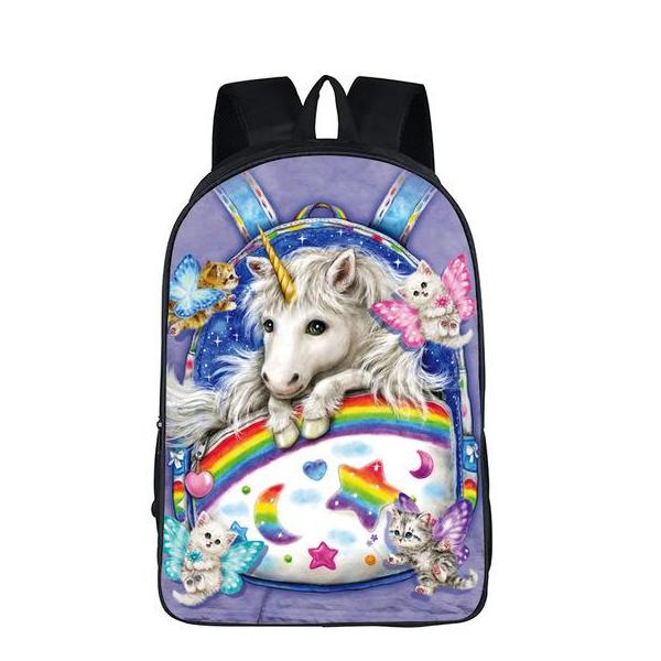 13” Unicorn Wings Luxury Backpack