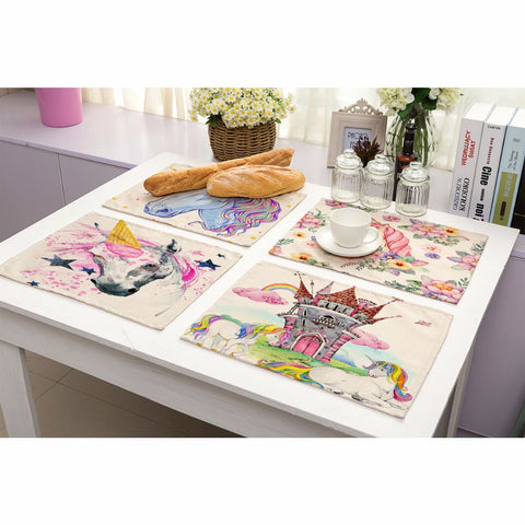 Unicorn Table Mat Display