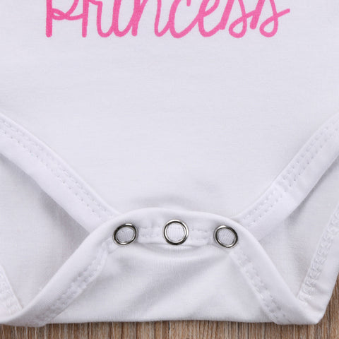 Unicorn Princess Baby Onesie Snaps
