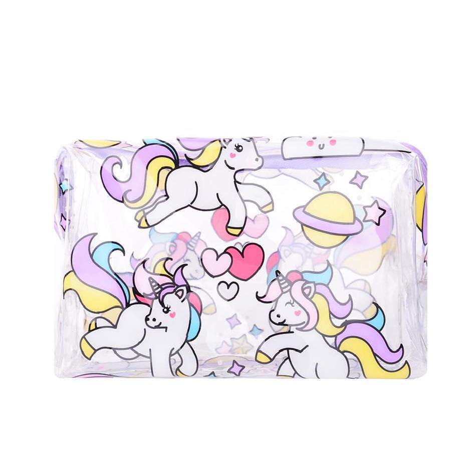 Purple Unicorn Cosmetic Bag