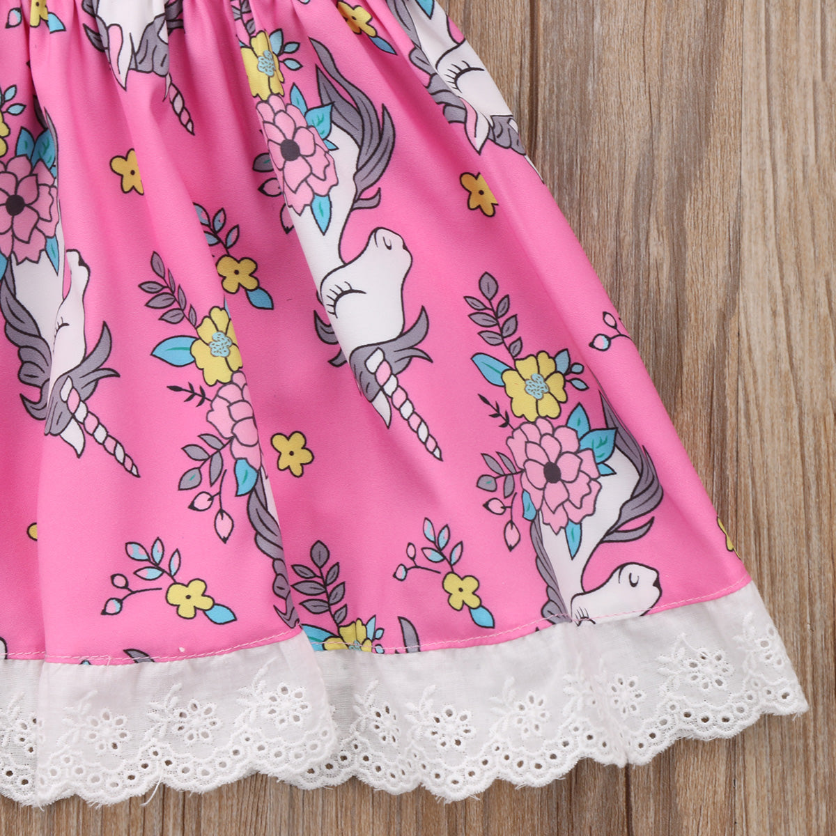 Baby Unicorn Dress Lace Skirt