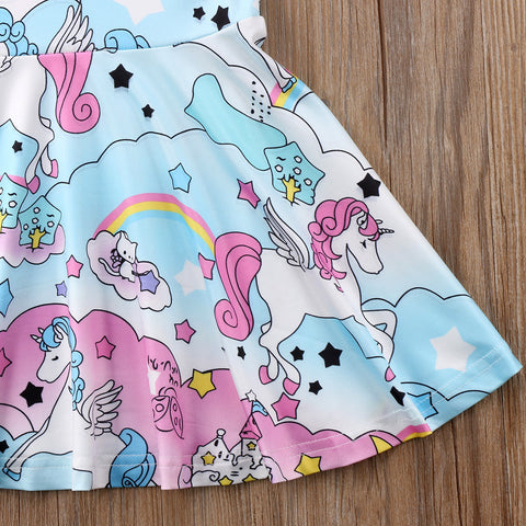 Cartoon Unicorn Skirt