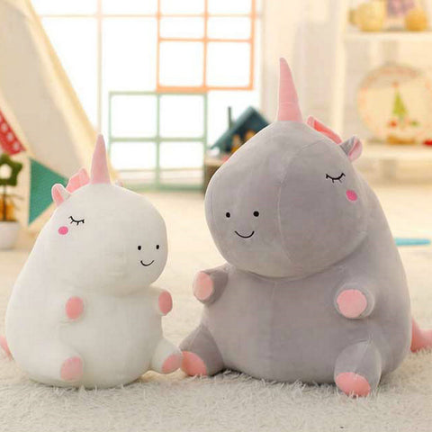 Chubby Unicorn Stuffed Toy