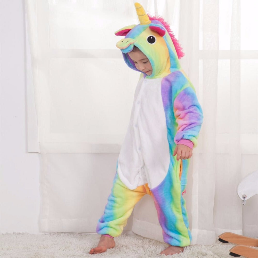 Kids Rainbow Unicorn Pajamas