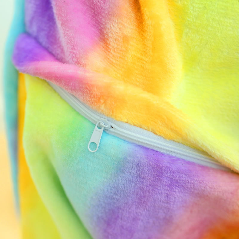 Close-Up of Rainbow Unicorn Pajamas