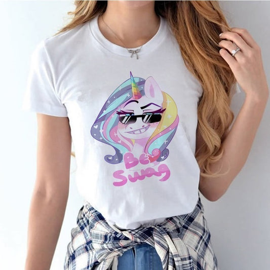 Women's Be Swag Unicorn T-Shirt