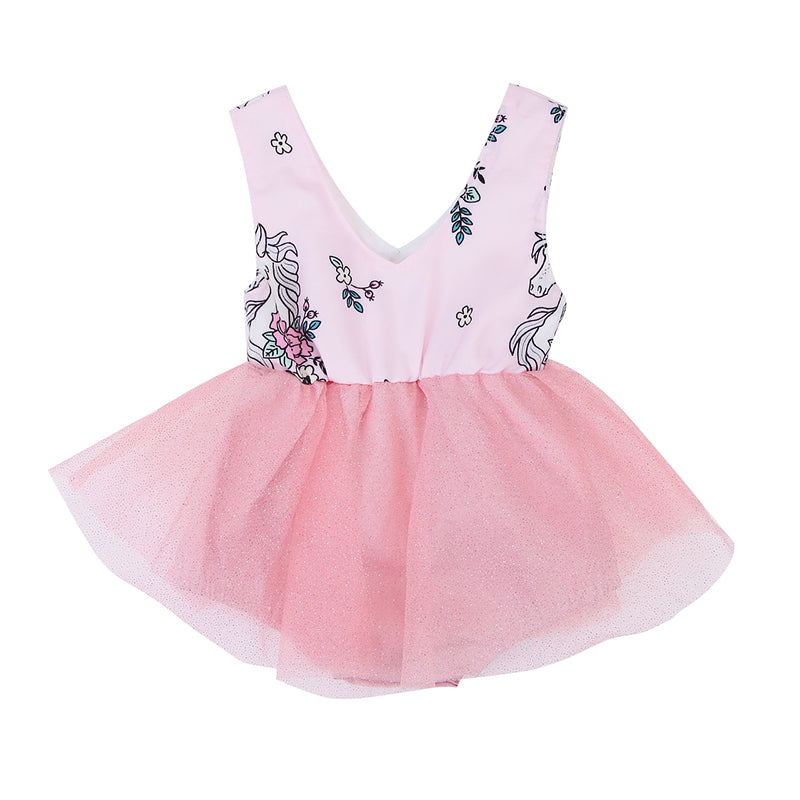 Pink Unicorn Summer Dress