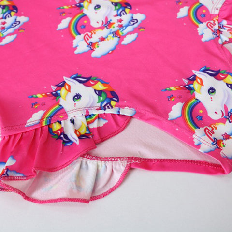 Pink Unicorn Bathing Suit Bottoms
