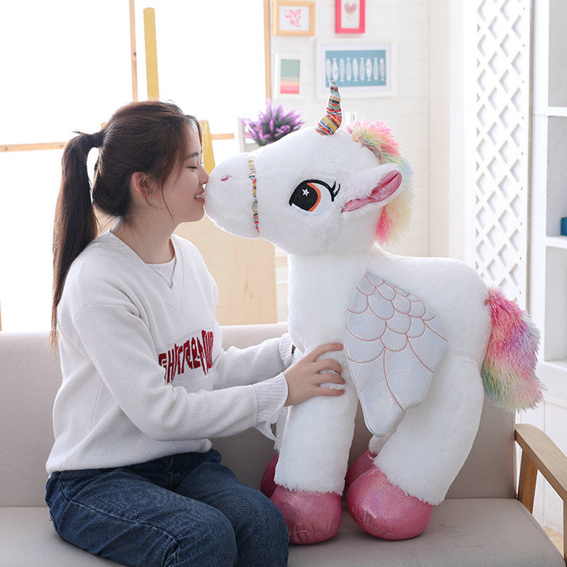 Jumbo (90cm) Plush Stuffed Unicorn Toy