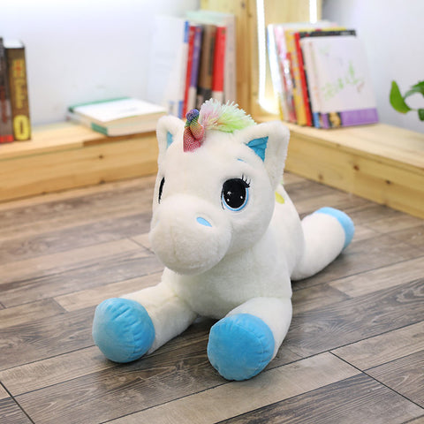 White Stuffed Unicorn Toy