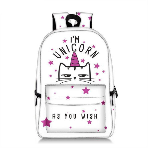 I'm A Unicorn Caticorn Backpack