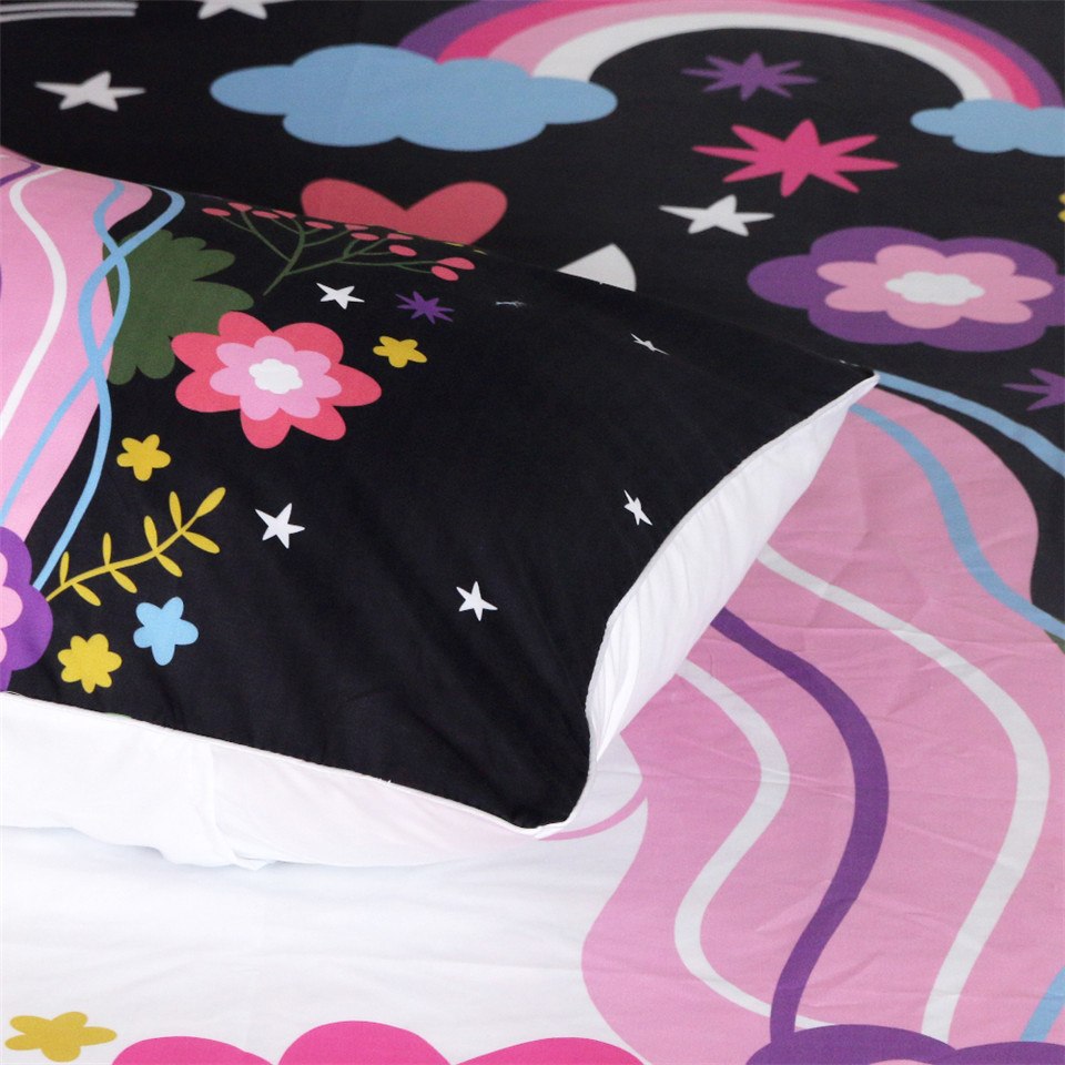 Unicorn Bed Set Closeup 1