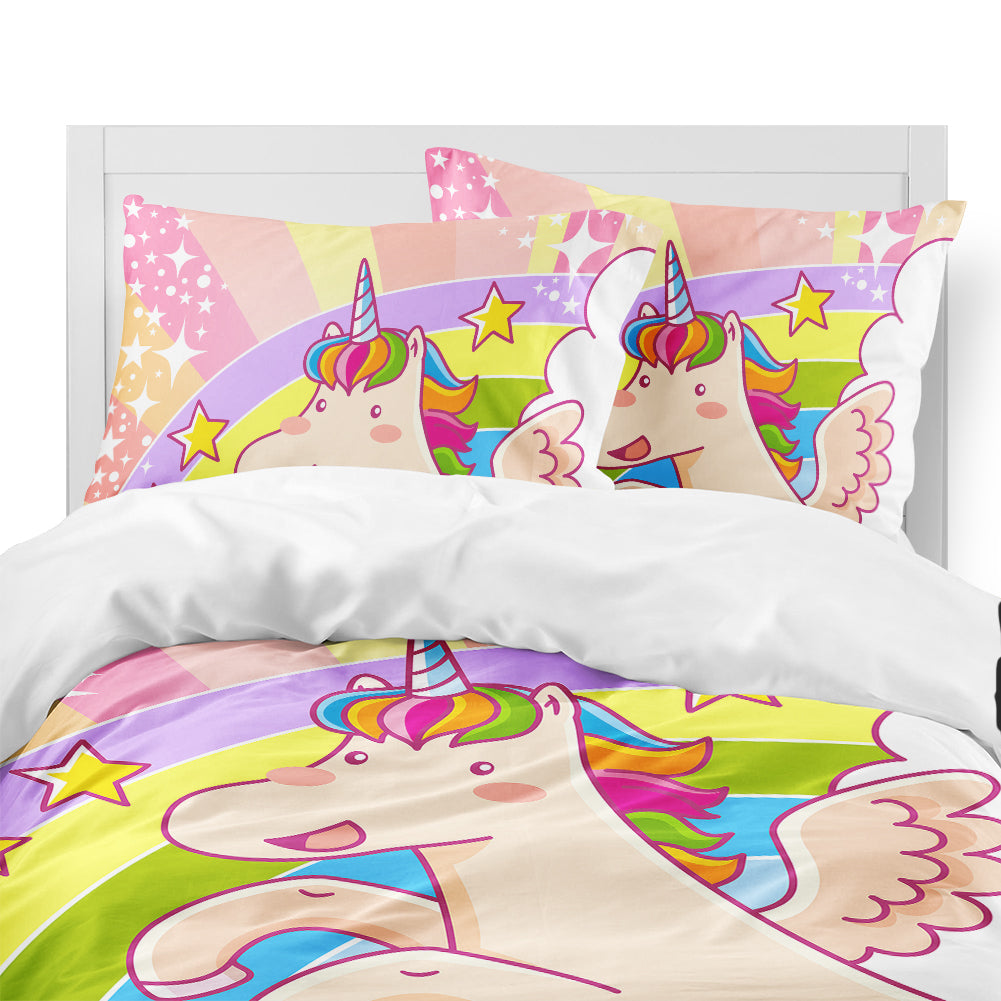 Unicorn Bed Set Closeup