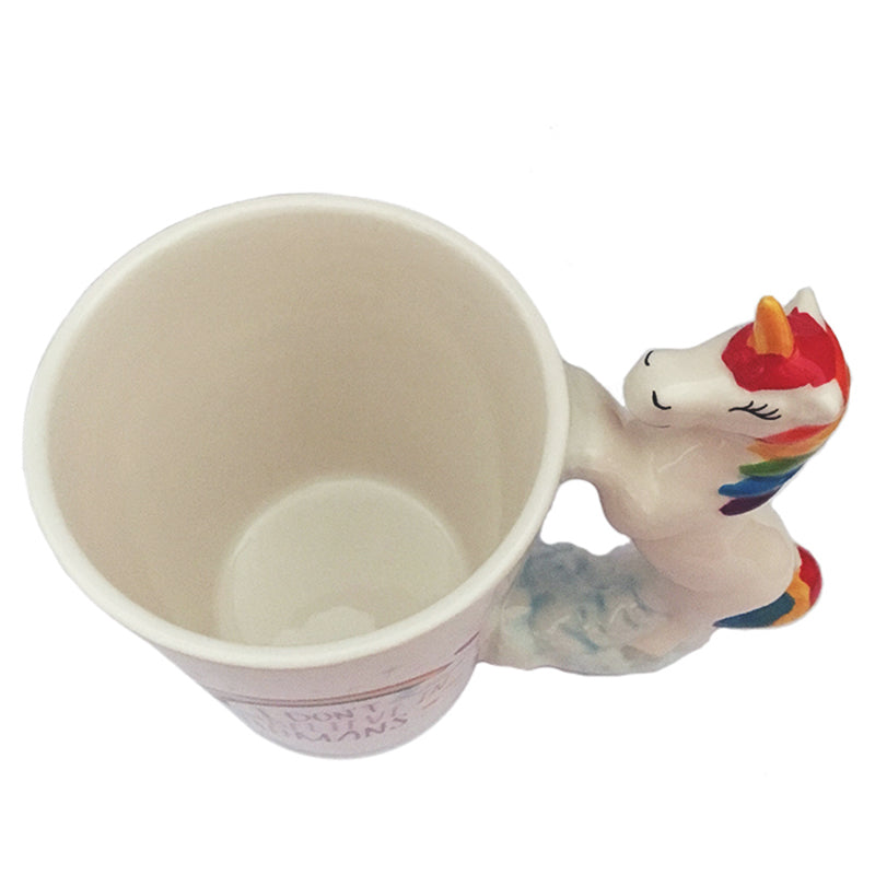 Ceramic Unicorn Coffee Cup Top
