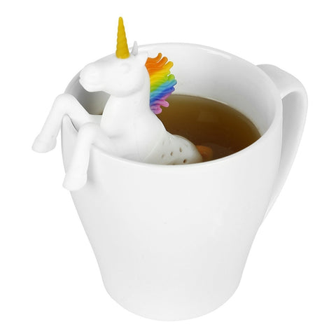 Silicone Rainbow Unicorn Tea Strainer / Infuser