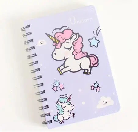 Kawaii Unicorn Ring Notebook