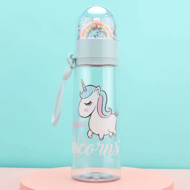 Glitter Top Unicorn Watterbottle