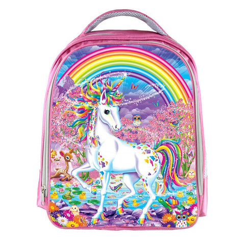 Girls Colorful Unicorn Rainbow Backpack