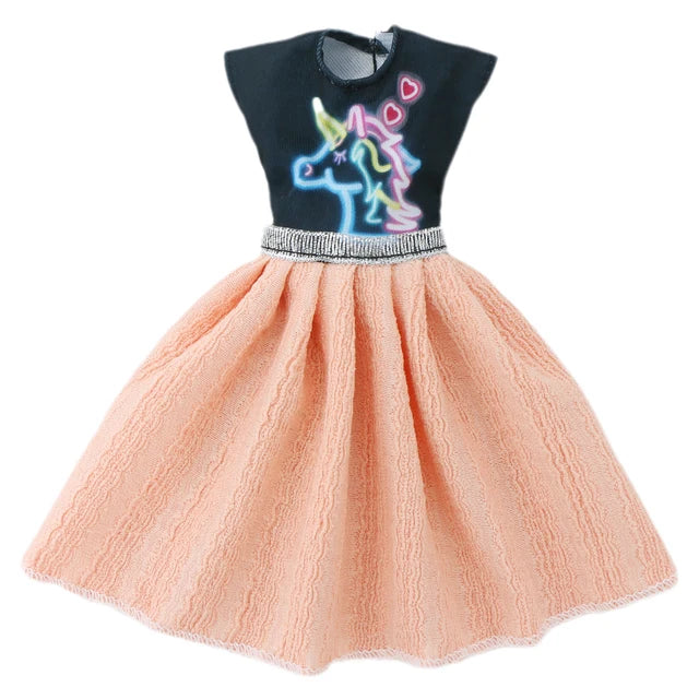 Unicorn Barbie Dress