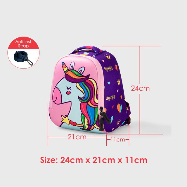 Magic Unicorn Kids School Backpack