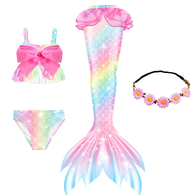 Kids Mermaid Tail and Swimming Suit