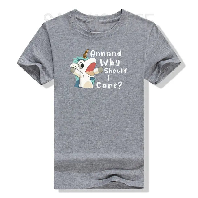 Funny Bluey Unicorn Puppet Shirt Kids and Adult Size