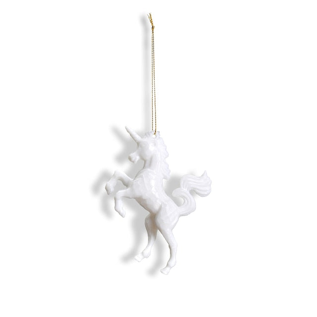 Unicorn Drop Ornaments (4pcs)