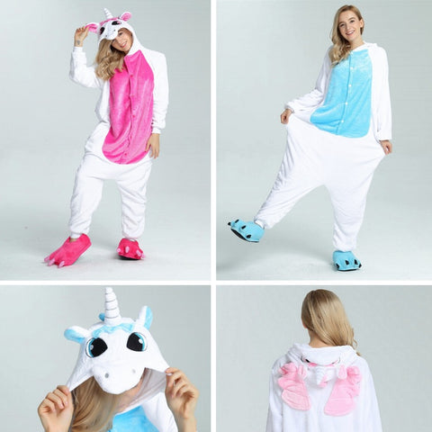 Adult Unicorn Costume with Pink or Blue